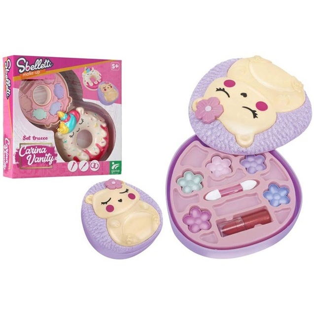 Globo Sbelletti - Cofanetto Trucchi Ciambella Riccio - Set Make-Up per Bambine
